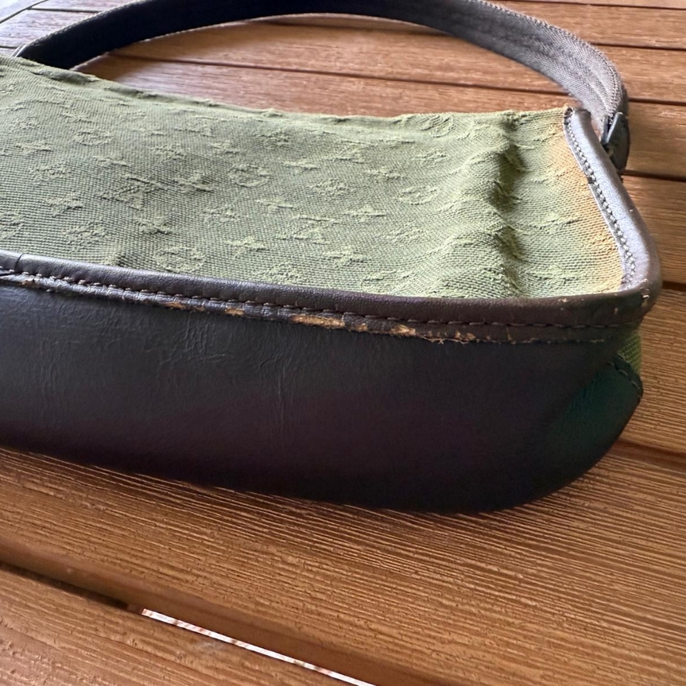 LV Mini Marjorie Louis Vuitton - Authentic - Vintage -Canvas Monogram Khaki 🍀 - Picture 10 of 13